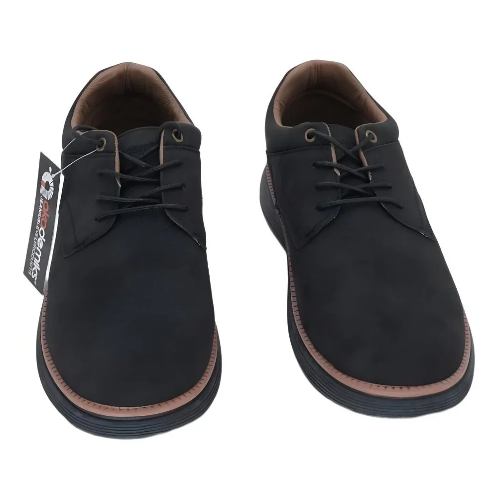 Akademiks Men's Dayton Lace-Up Oxford Sneakers Black 12M - Picture 5 of 6